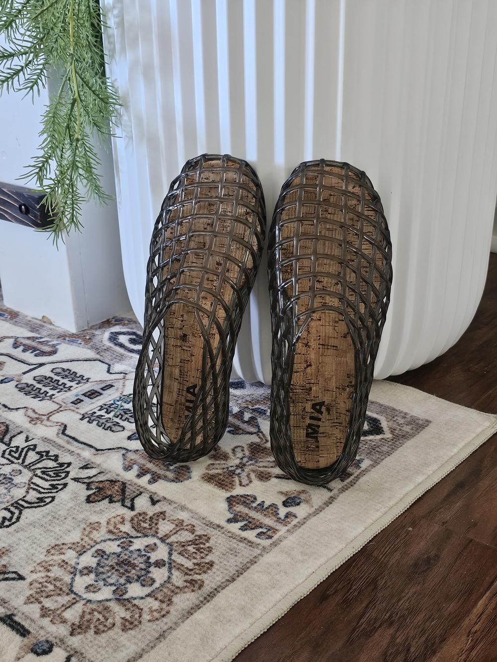 Transparent Woven Jelly Slides